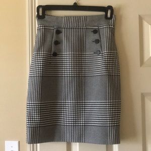 H&M Houndstooth Pencil Skirt